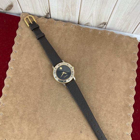 Vintage Consort Gold Dot Ladies 2 Tone Gold and Silver Watch - Picture 4 of 7